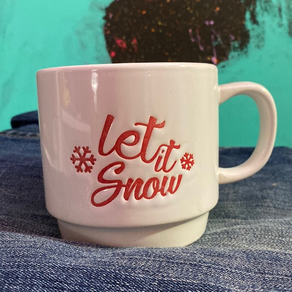 « let It Snow » Mug - stackable - Picture 1 of 3